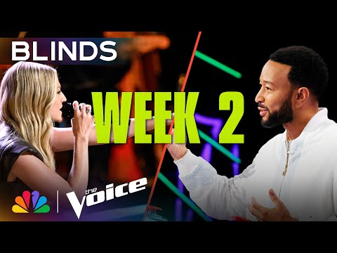 INCREDIBLE Blind Auditions from Week 2 | The Voice | NBC