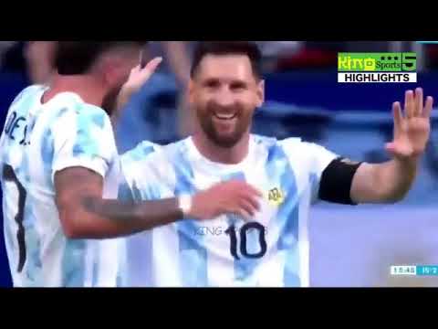 Argentina vs Estonia 5-0 Messi x 5 Full Highlights HD 05/06/2022|| Brazil vs japan©