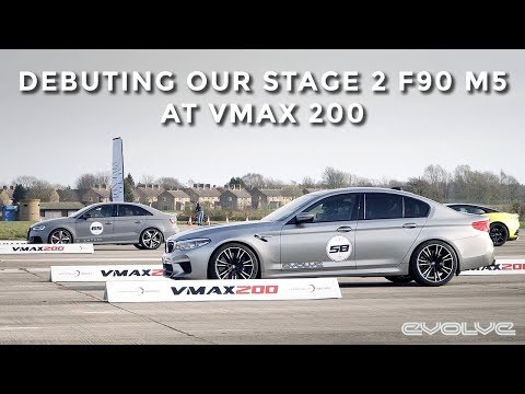 Racing our Stage 2 743bhp Evolve F90 M5 at VMAX 200