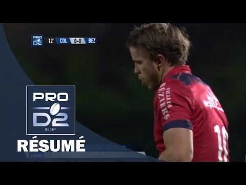 PRO D2 - Résumé Colomiers-Béziers:10-14 - J8 - Saison 2015/2016