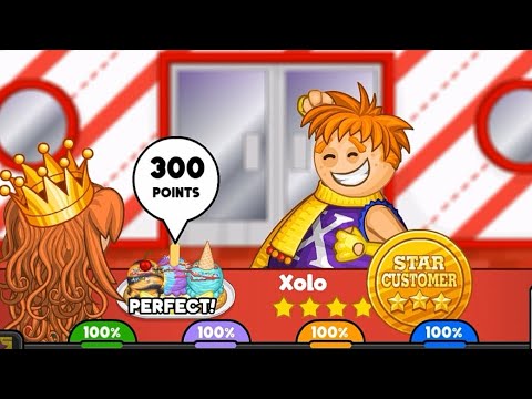 Papa's Scooperia To Go! - Day 320: All Gold Customers🏅(Perfect Day) & Final Parade