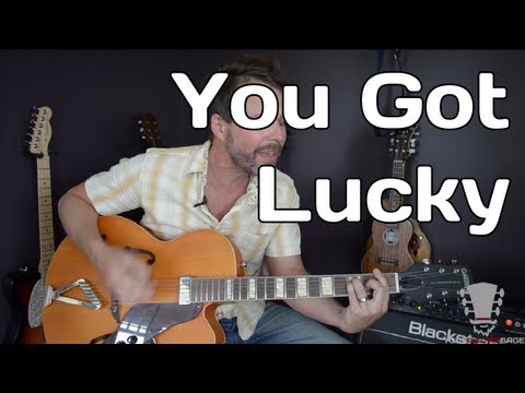 You Got Lucky by Tom Petty - How To Play - Guitar Lesson
