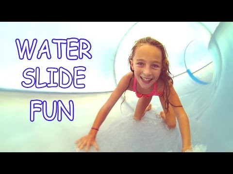 Carla Underwater Water Slides fun