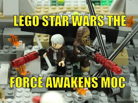 LEGO STAR WARS THE FORCE AWAKENS BATTLE MOC Video