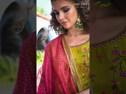 Lily &amp; Lali Bandhej Fancy Viscose Rayon Wholesale Readymade Salwar Suit Catalog – product video thumbnail