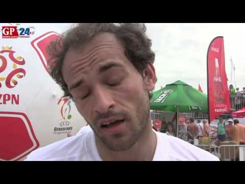 Adam Bogacz (Zdrowie Garwolin) po meczu o 3. miejsce na Mistrzostwach Polski