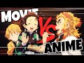 MOVIE VS ANIME Any Difference Demon Slayer The Movie Mugen Train