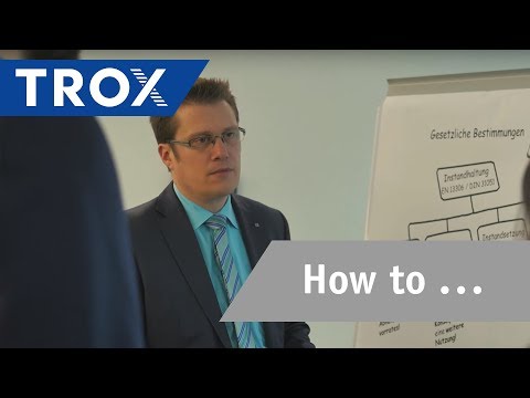 Brand- und Rauchschutzsysteme - Instandhaltung von Brandschutzklappen - TROX Deutschland