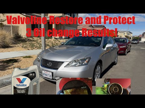 Valvoline Restore and Protect results after only 3 oil changes? 