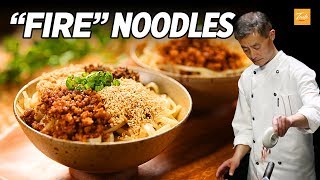 YiBin Ran Mian. How to prepare and cook SiChuan noodles . . . SiChuan pork 'fire noodles' - from scratch