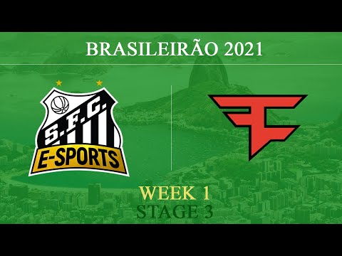 Santos vs FaZe @Oregon | Brasileirão 2021 - Stage 3 | Santos vs FaZe Clan Week 1