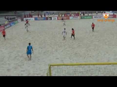 Stunning overhead kick WC qualification beach soccer Video