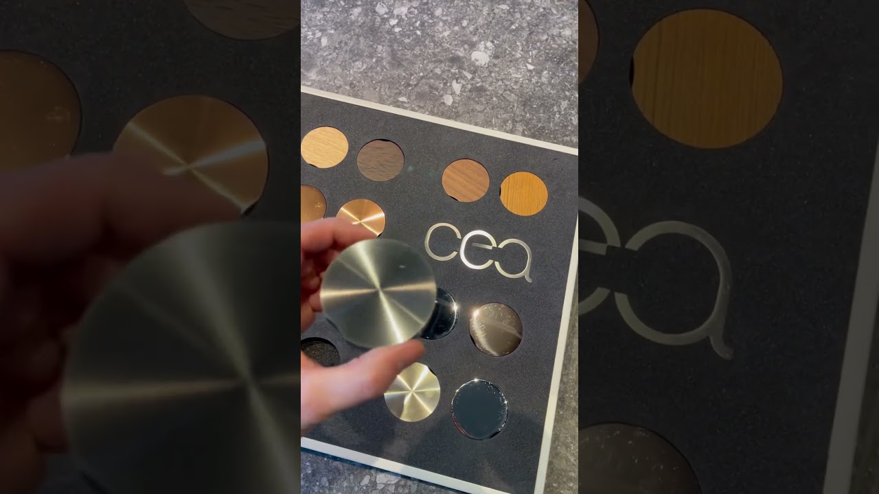 CEA Design: Kitchen and Bathroom Taps – Samples of Finishes and Colors #ceadesign