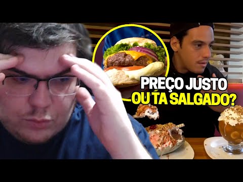 CASIMIRO REAGE: GABA EM UMA HAMBURGUERIA COM MAIS DE 50 ANOS | Cortes do Casimito