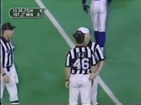 1995 nfc wild card playoffs, Chicago Bears 9-7 at Minnesota Vikings 11-5