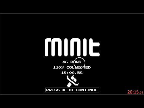Minit 110% speedrun 18:00.58 (46runs)