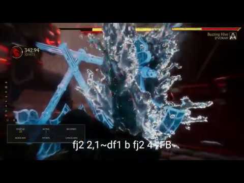 Mortal Kombat 11 Dead of Winter Sub-Zero BnB Kombos