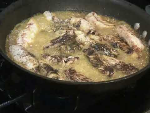 Orange Chicken Tenders with Icelandic Black Lava Salt