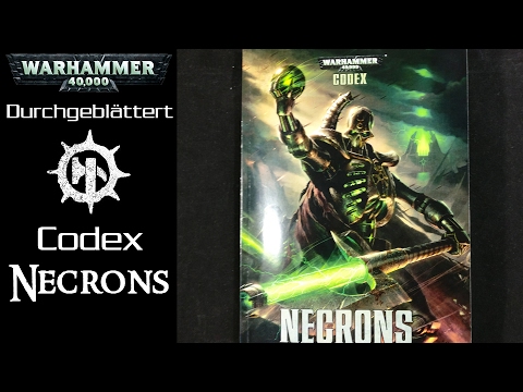 Warhammer 40k: Durchgeblättert - Codex: Necrons - Review (Deutsch)