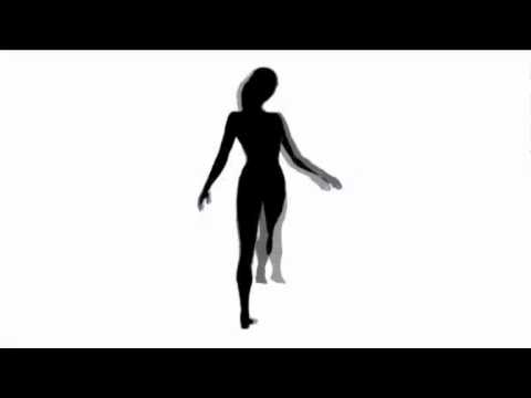 Obedient dancer surrenders to her audience - Optical illusion