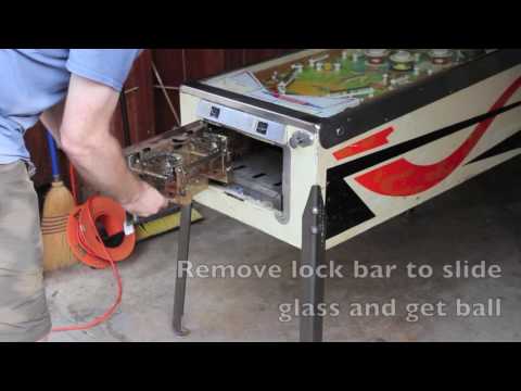 Take apart or move an old Pinball Machine ( instructions )