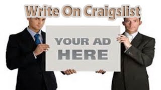 How To Write A Craigslist Ad For Services