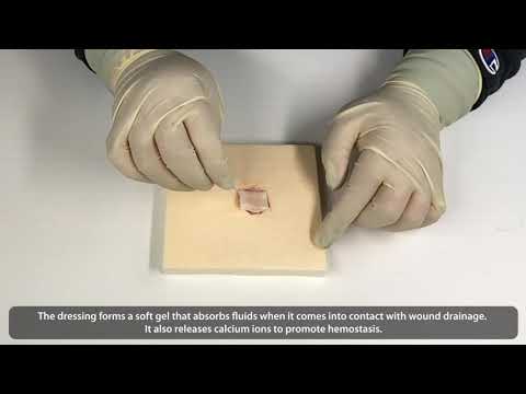 YouTube video about: How to apply calcium alginate dressing?