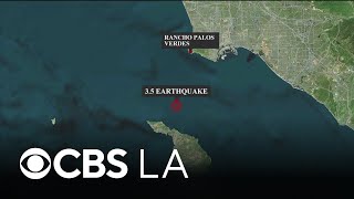 3.5-magnitude earthquake strikes off Rancho Palos Verdes coast, USGS says