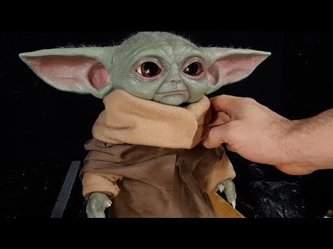 Artist Makes Adorable Baby Yoda Statue