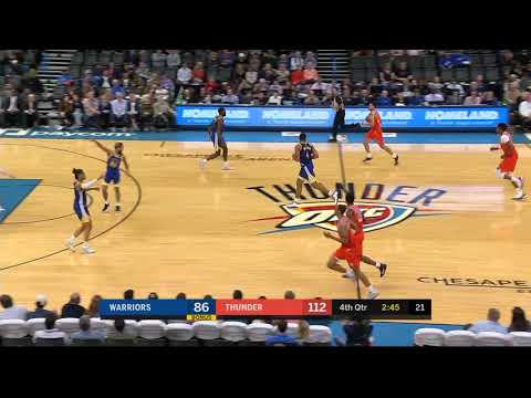 Mike Muscala Full Play 10/27/19 Golden State Warriors vs Oklahoma City Thunder | Smart Highlights