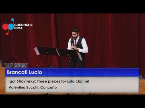 Lucio Brancati - 1st Round - 16th Gheorghe Dima International Clarinet Competition