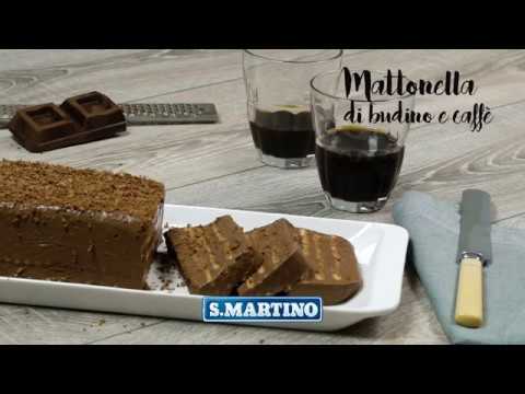mattonella di budino e caffè