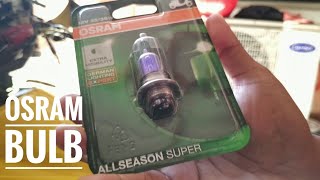 Basic Maintenance: Head light bulb | Osram | AllSeason super | MIO