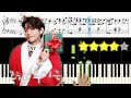 BTS V (방탄소년단) - Christmas Tree [Our Beloved Summer, 그 해 우리는 OST Pt.5] 🎹《Piano Tutorial》 ⭐