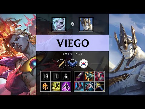 Viego Mid vs Galio - KR Diamond Patch 25.09