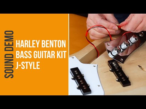 Harley Benton Bass Guitar Kit J-Style Assembling and Sound Demo (no talking)