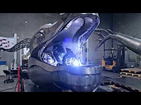 A Welders Dream Job | Golspar Dragon Sculpture