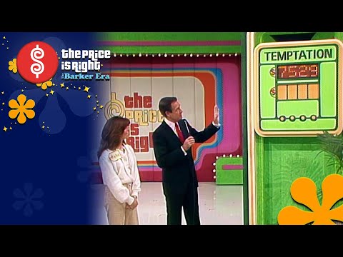 The Price Is Right Contestant Tries to Win a New Car Playing Temptation - The Price Is Right 1983
