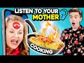 Teens Try To Cook Dinner Without Getting Angry At Their Mom On Zoom | LISTEN TO ME! Ep. #1