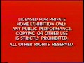 Orange Red FBI Warning From Disney Rare Fade In Text Variant From 1991