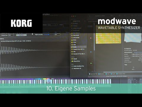 KORG modwave Master Class - Folge 10: Eigene Samples