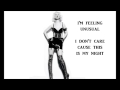 Christina Aguilera- Not Myself Tonight lyrics 