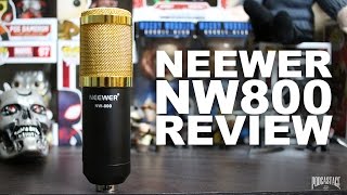 Video thumbnail for Neewer NW-800 Condenser Microphone Review / Test by Podcastage