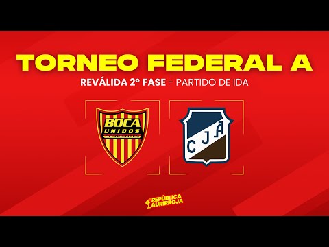 Torneo Federal A | En vivo: Boca Unidos vs. Juventud Antoniana (05-10-2025)