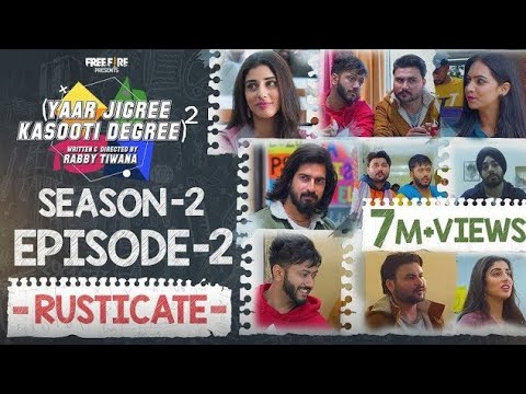 Yaar Jigree Kasooti Degree Season 2 | Episode 2 ‐ RUSTICATE | Latest Punjabi Web Series 2020