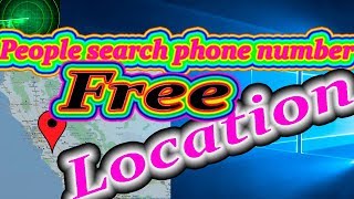 People search phone number || How to locate via cell phone Number|| FREE!!!  How to find a person