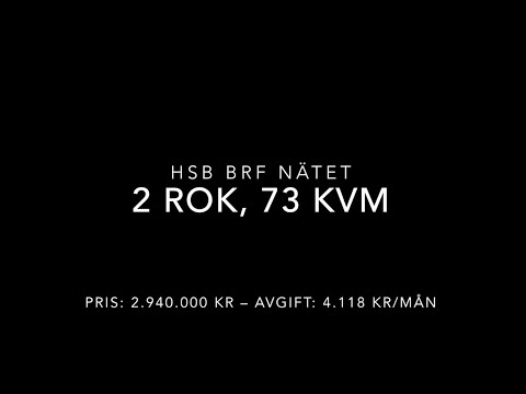 HSB brf Nätet, 2rok, 73 kvm