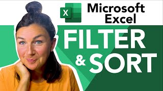 Excel: How to Filter & Sort Data & Columns in Microsoft Excel - Sort A to Z Filter Settings Tutorial