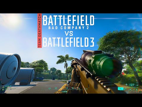 Battlefield 2042 Portal -  Battlefield 3 vs Battlefield Bad Company 2 Gameplay