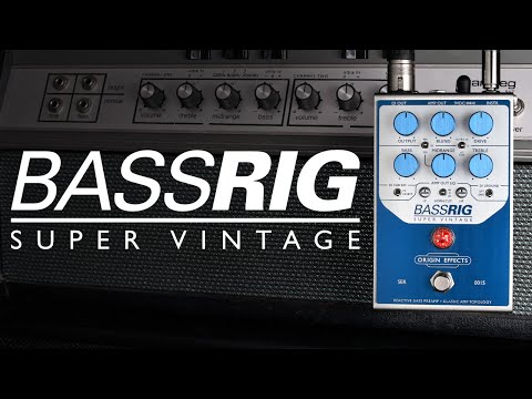 Origin Effects BASSRIG Super Vintage Bass Preamp Effects Pedal image 2